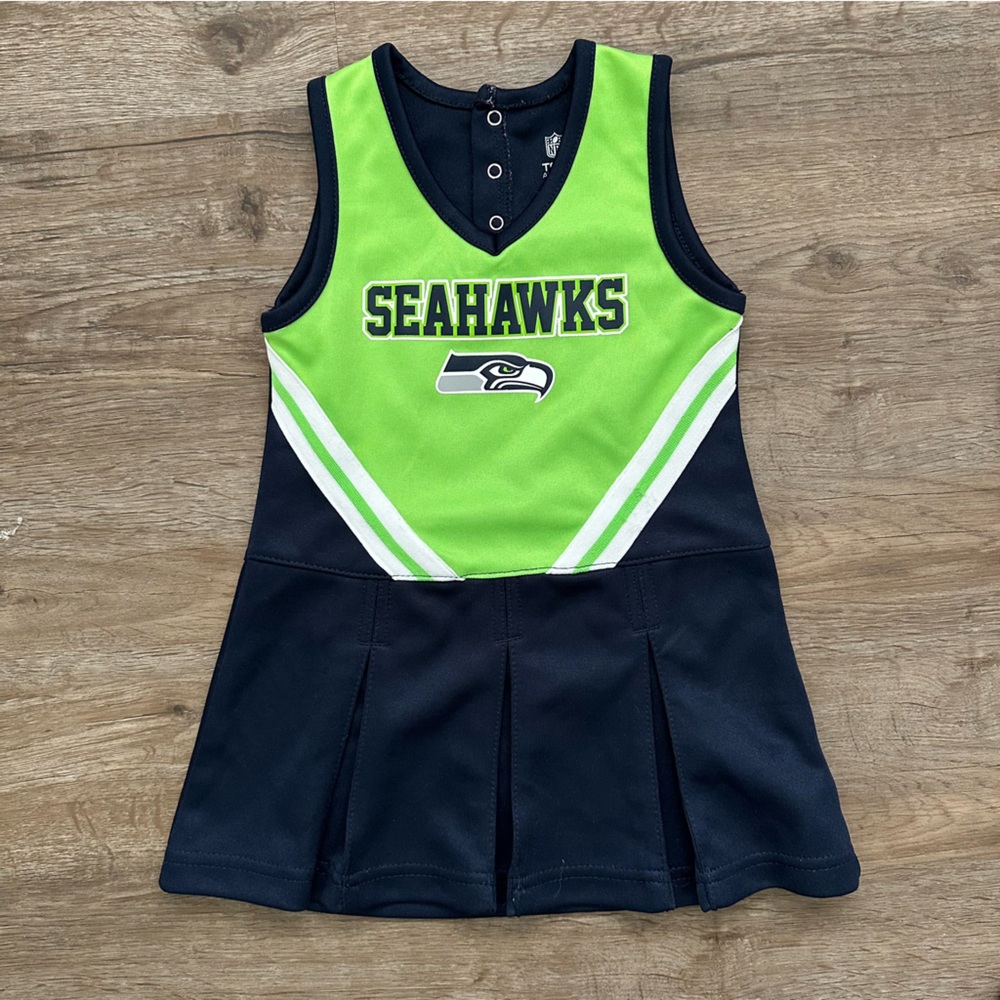 NFL Team Apparel Seattle Seahawks Cheerleader Dress Costume